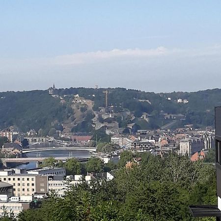 Bed vue sur vallée de la Meuse Namur Bouge Exterior foto