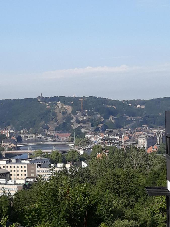 Bed vue sur vallée de la Meuse Namur Bouge Exterior foto